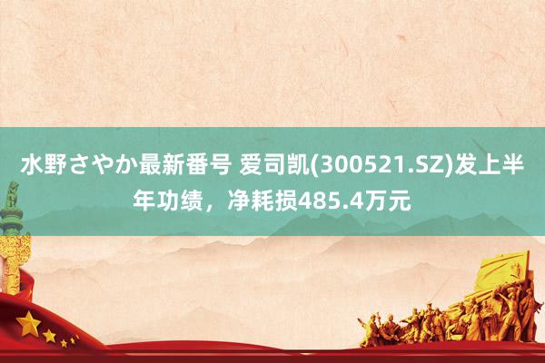 水野さやか最新番号 爱司凯(300521.SZ)发上半年功绩，净耗损485.4万元