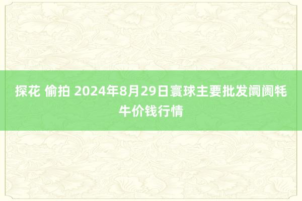 探花 偷拍 2024年8月29日寰球主要批发阛阓牦牛价钱行情