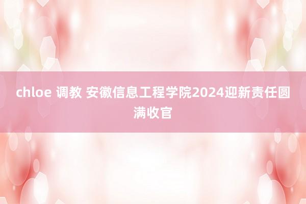 chloe 调教 安徽信息工程学院2024迎新责任圆满收官